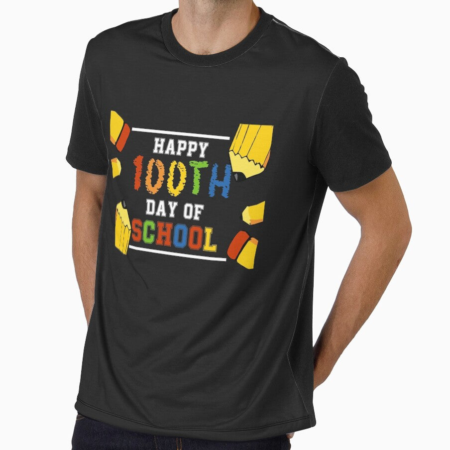 Happy 100th Day of School for Teacher Students Kids 2 by hadleydesigns