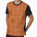 Doodle Geometrics in Burnt Orange by The Wellington Boot