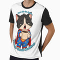 Here We Go Again...Good Morning! Funny Cat Coffee T-Shirt by Leogasup