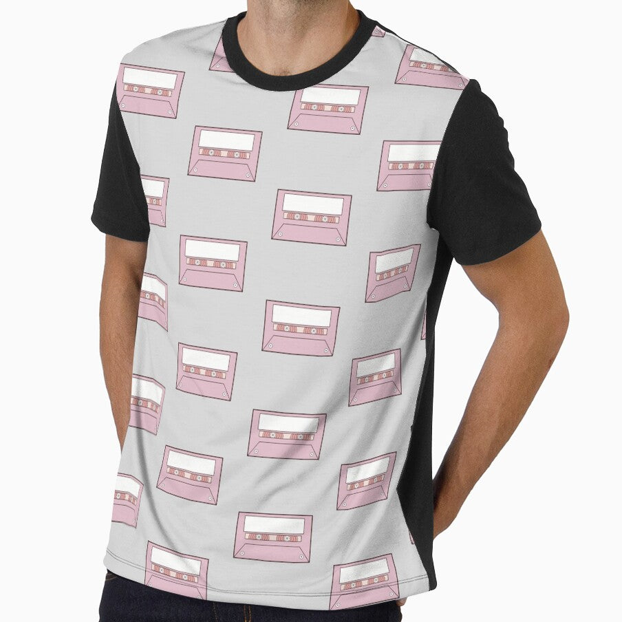 Pink Cassette Tape by CadyCatCreative