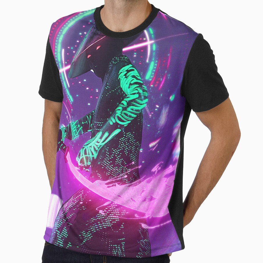 neon smurai by Olexandr  Melnyk