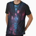 Neon Lantern Alley Neo-Edo Cyberpunk Night by Element Horizon Studio