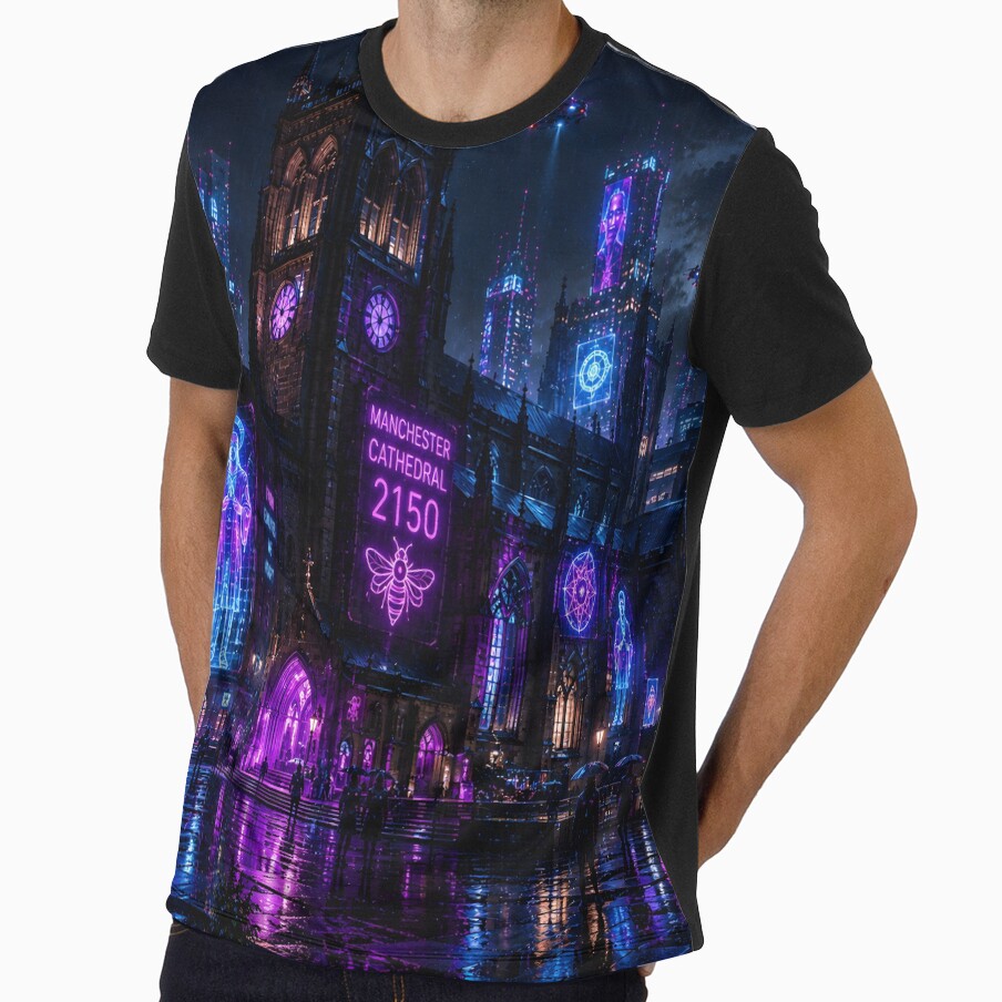 Manchester 2150 | Cyberpunk Sci Fi | Neon Atlas by NSAstore