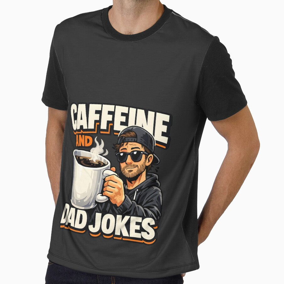 Coffee and Dad Jokes Funny Father's Day by DREAMBURN™