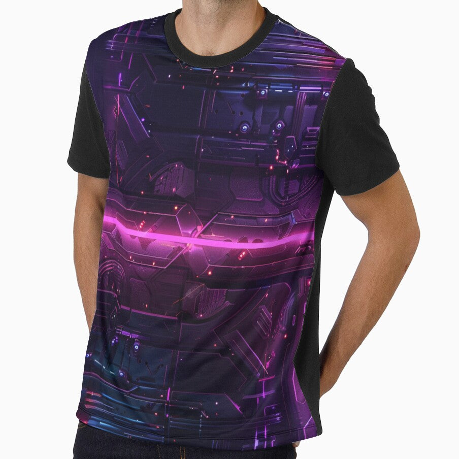 Cyberpunk Future Neon Texture Pattern by GrinGalore