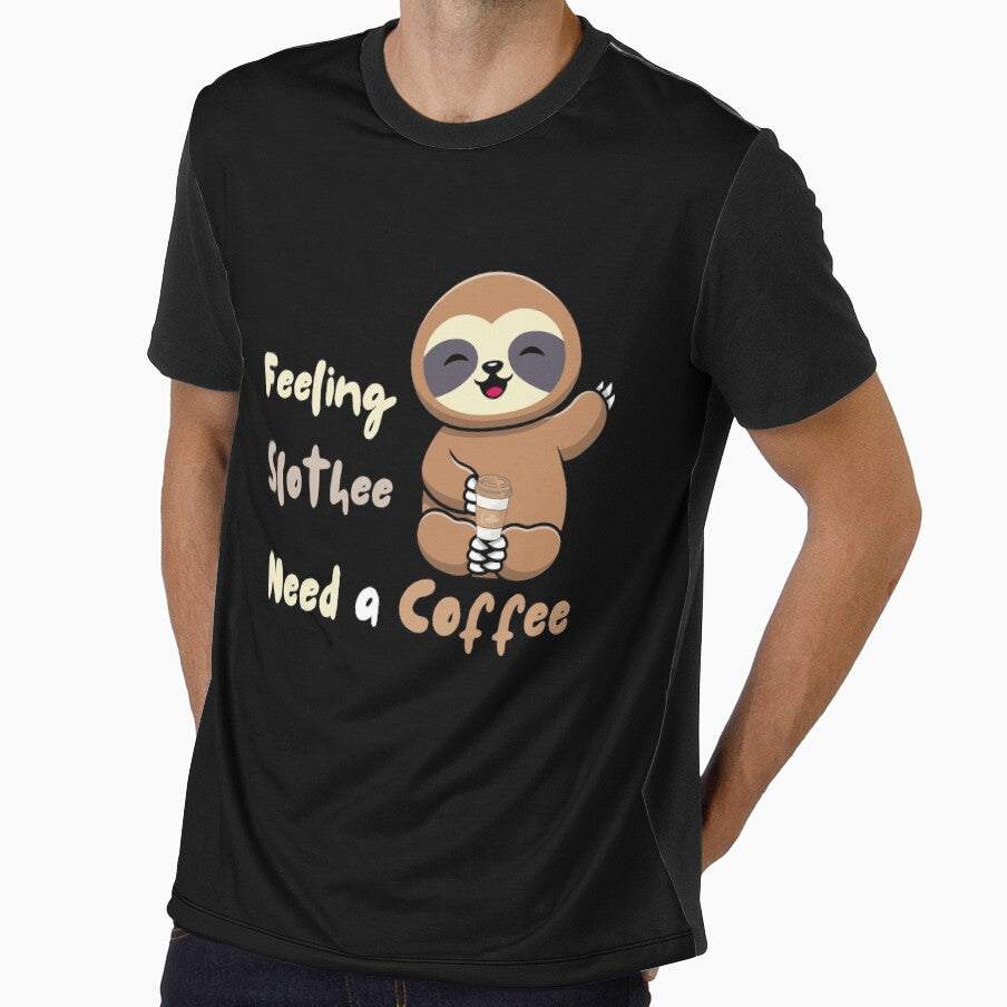 Funny Work Slothee Need a Coffee by Luckyart5