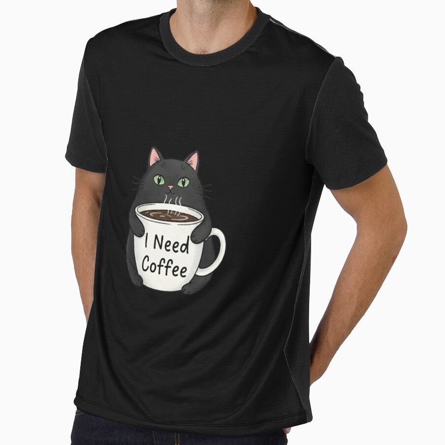 I Need Coffee Cat Lovers by Bouufarte