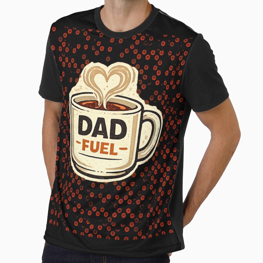 Dad Fuel Vintage Coffee Mug Sticker by PACS0011