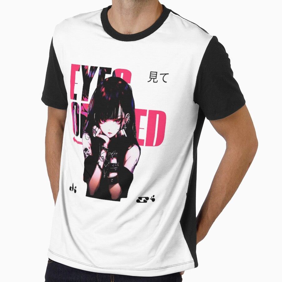 Harajuku Style Anime Goth Girl Eyes Opened by CursedInk
