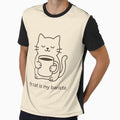 My Cat Is My Barista - Funny Cat Coffee Design by MiLaKK
