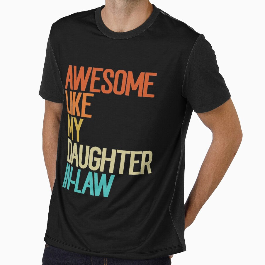 Awesome Like My Daughter In Law Funny Family Humor Retro by PatternFariss