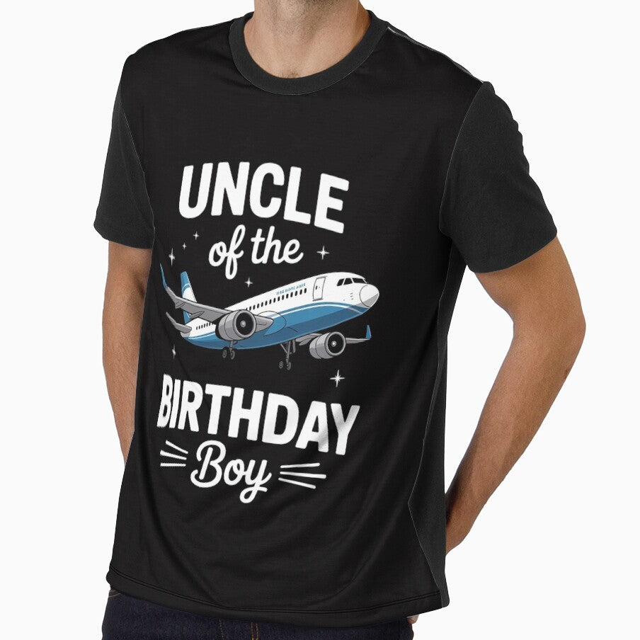 Uncle Of The Birthday Boy Pilot Airplane Matching Family by Viepenny
