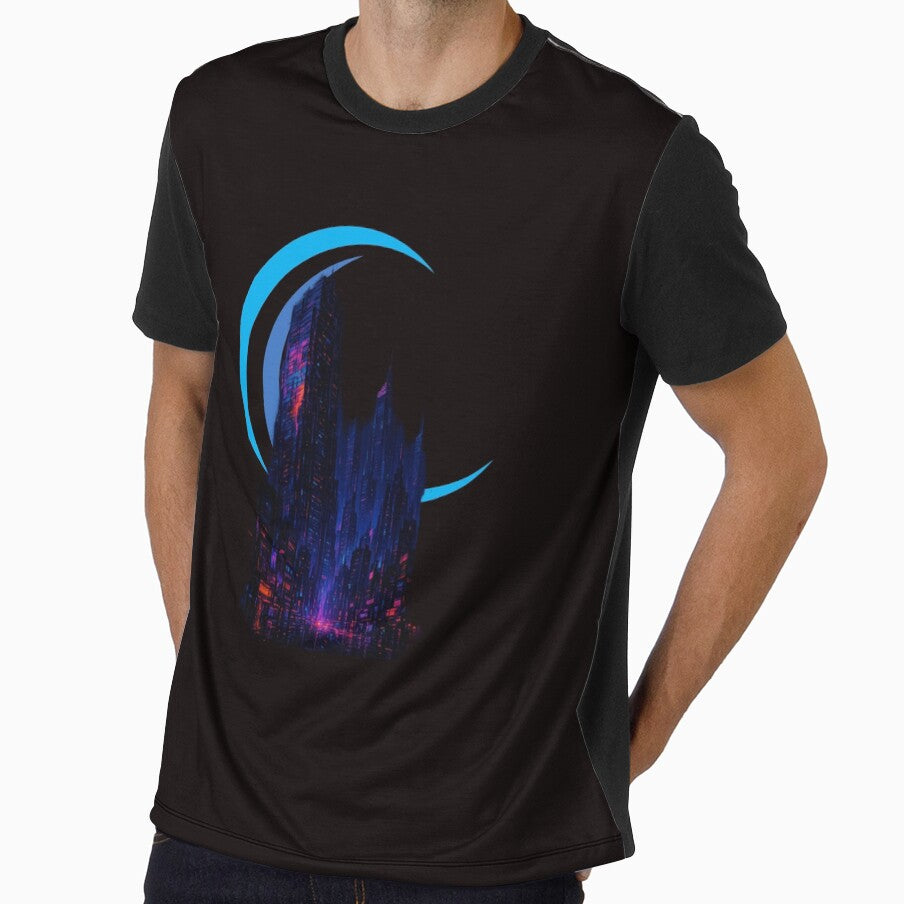 Neon Cyberpunk Skyline – Glitchcore Futuristic Cityscape by Tadeusz1
