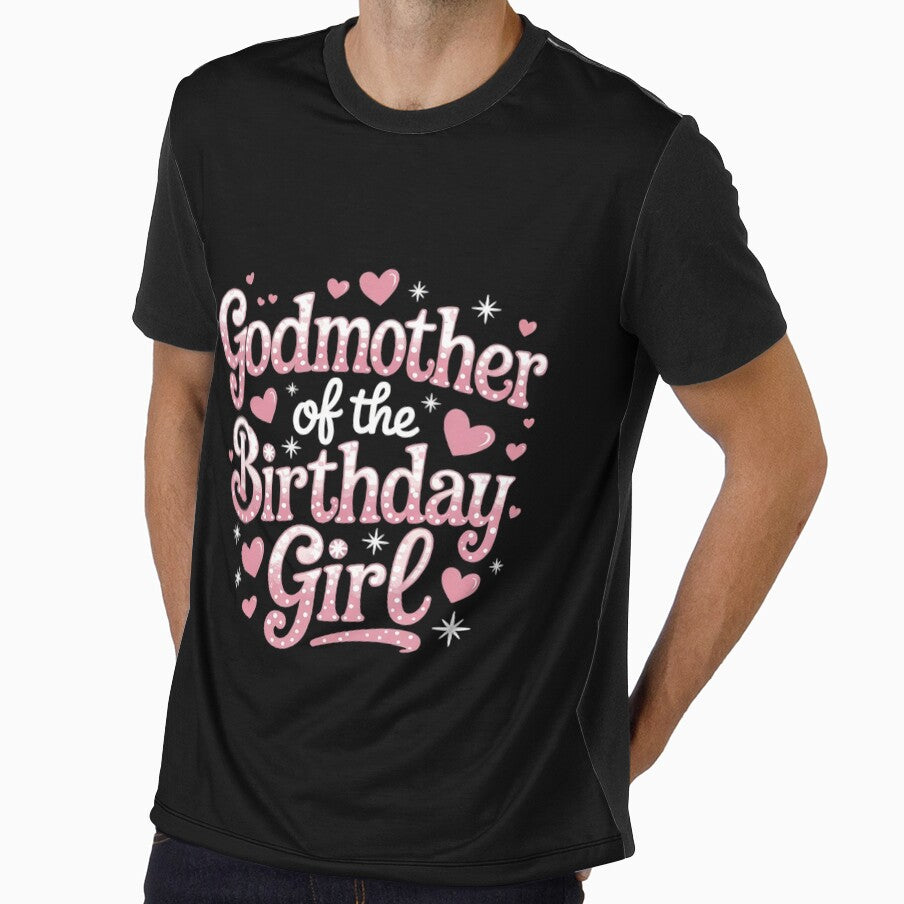 Godmother Of The Birthday Pink Girl Matching Family by VerseFarm