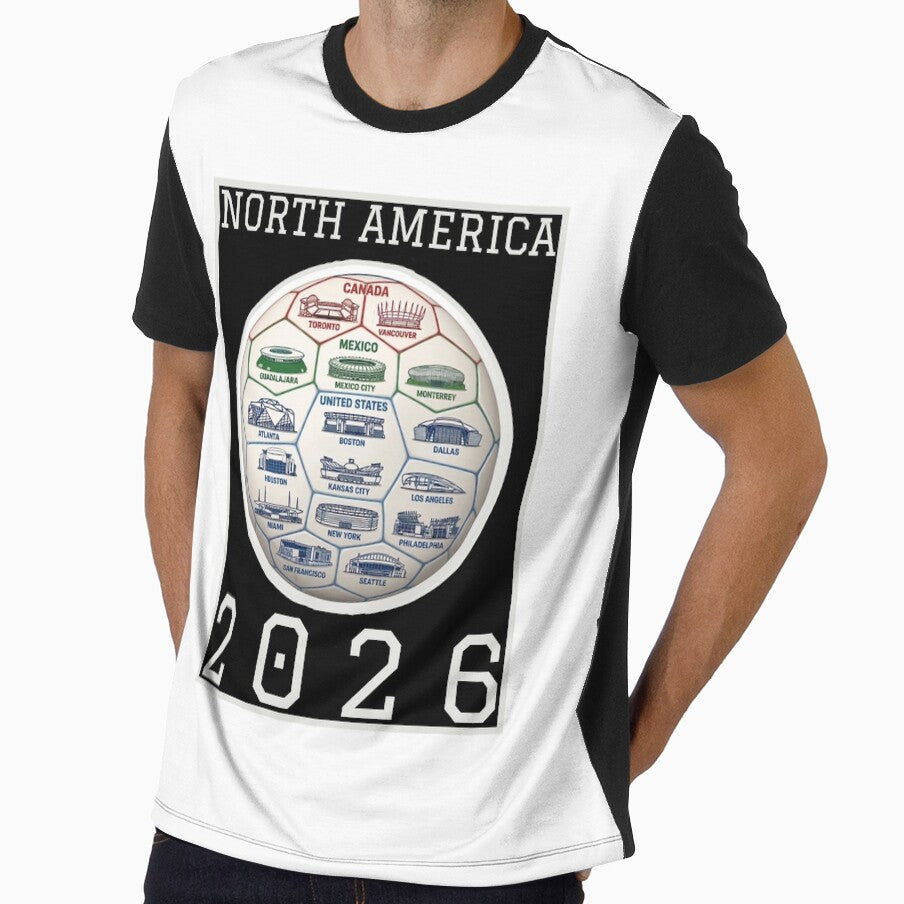 North America 2026 Soccer/Football Stadiums and Host Cities by SHELOPS