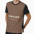 Coffee And Cats The Purrfect Blend Cute Cat Lover Coffee Addict Design by DNBY