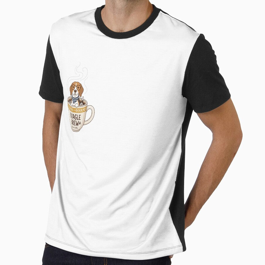 Beagle Coffee Lover Club Retro Caffeine Dog Mom by PictoVibe