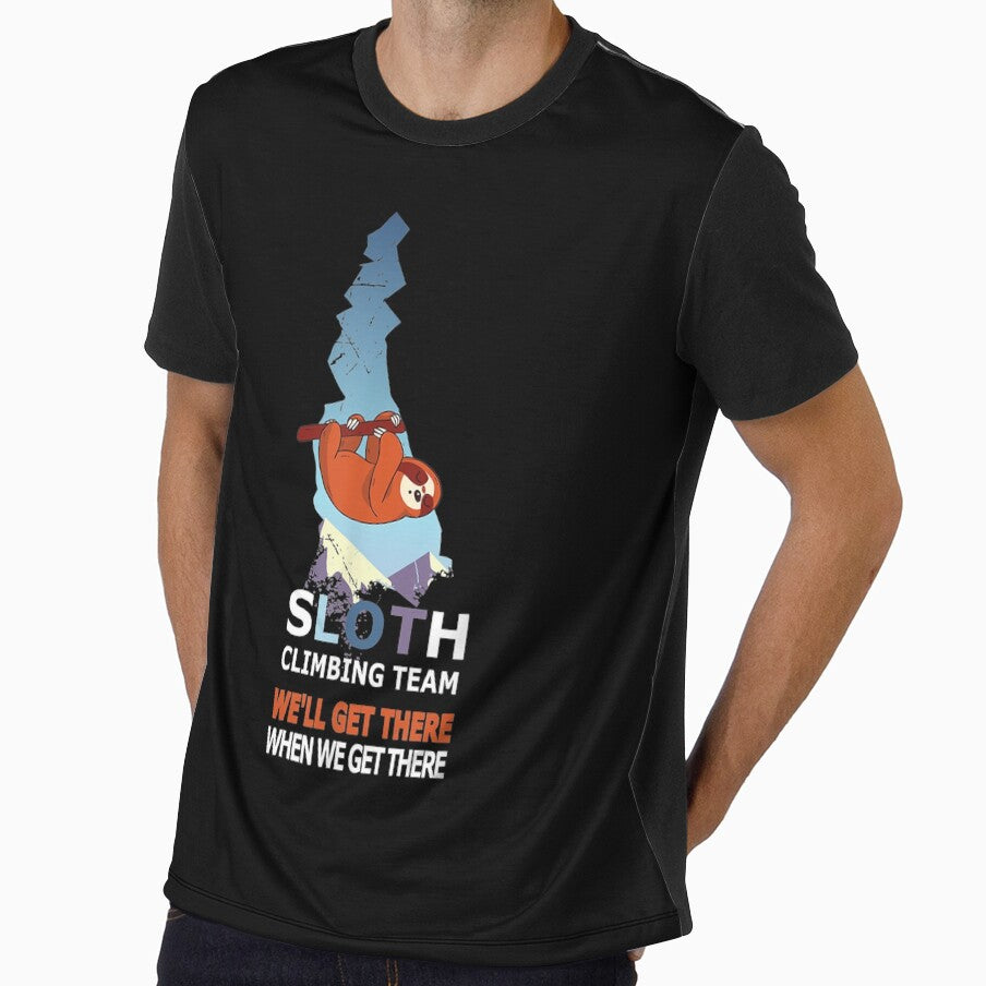 Chilled Sloth Bouldering And Rock Climbing Gift by charissamo77