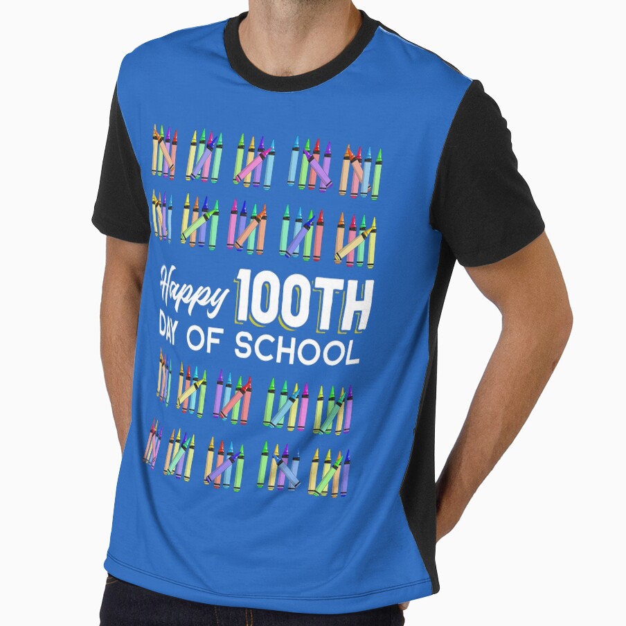 Happy 100th Day of School Student Gift 100 Days of School by KevinorNorris