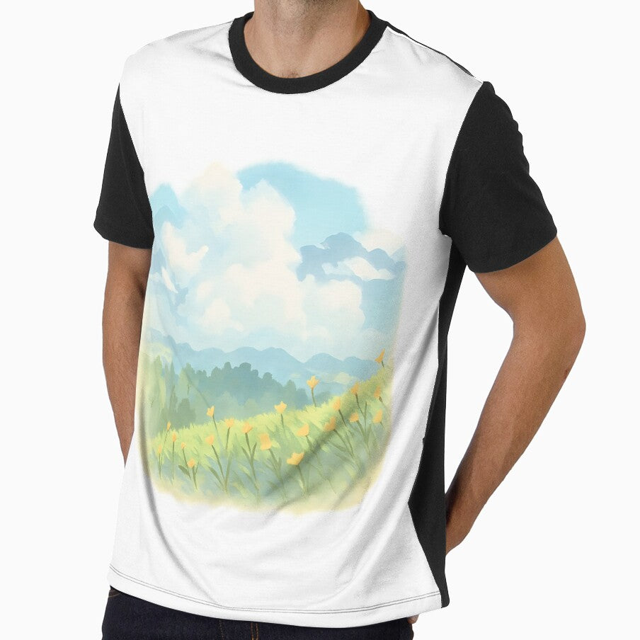 Pastel Mountain Meadow by Rorosies