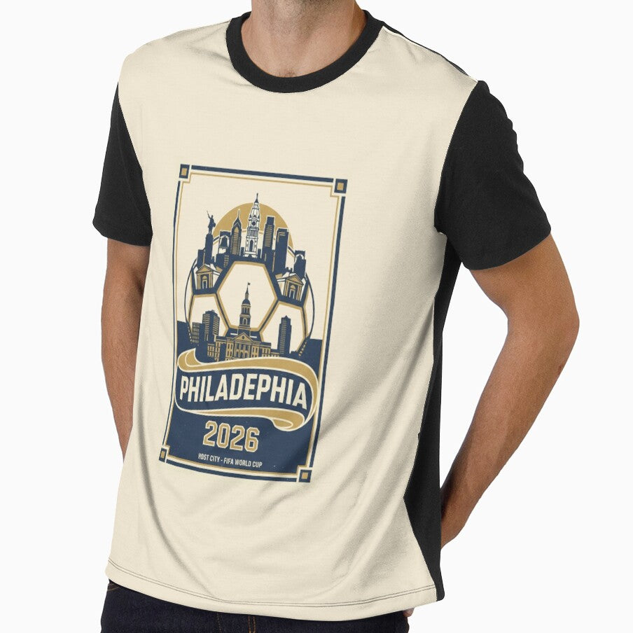 Philadelphia 2026 – Vintage Soccer Host City Tee by ArthUpscale