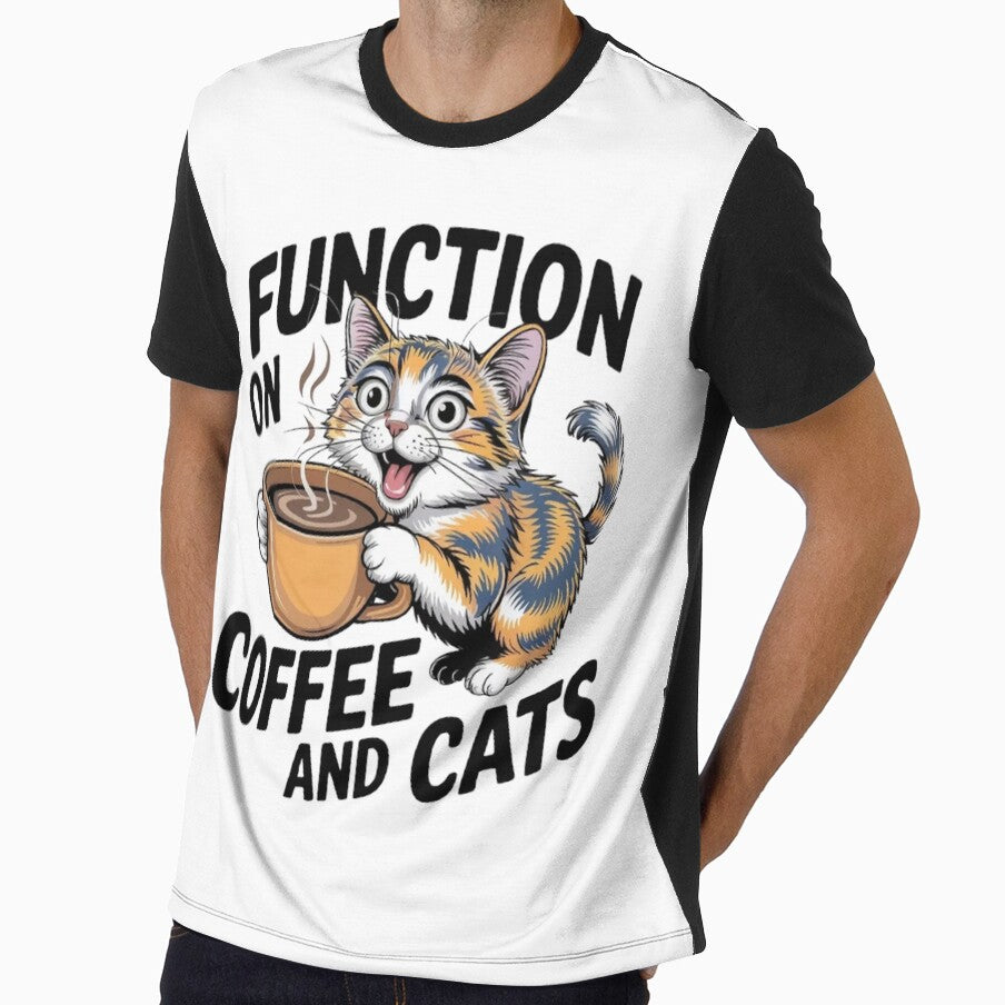 Caffeine & Cats Energy - Hilarious Sarcastic Quote by Mr-wow