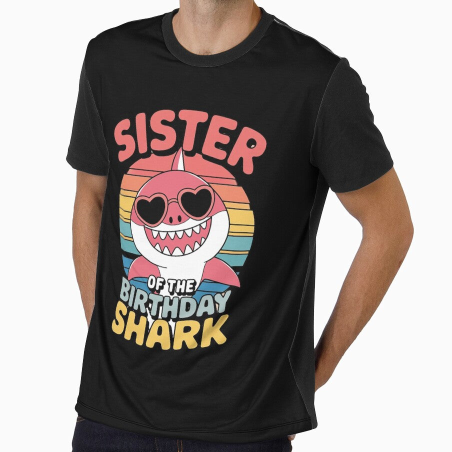 Sister of the Shark Birthday Matching Family 1 by PowAcademy