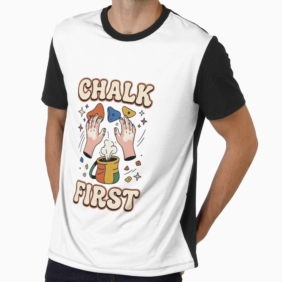 Chalk First Retro Bouldering Design by GoofyShopp