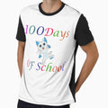 100 Days Of School , Cat Lover Gift For Teacher Students by Soukainadesign