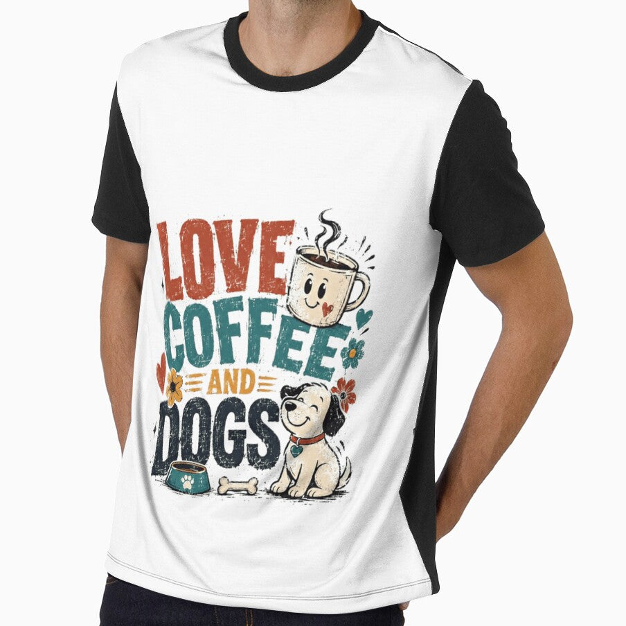 Love Coffee And Dogs Dog Owner Coffee Drinker Pet Parent by Star3NowForMe