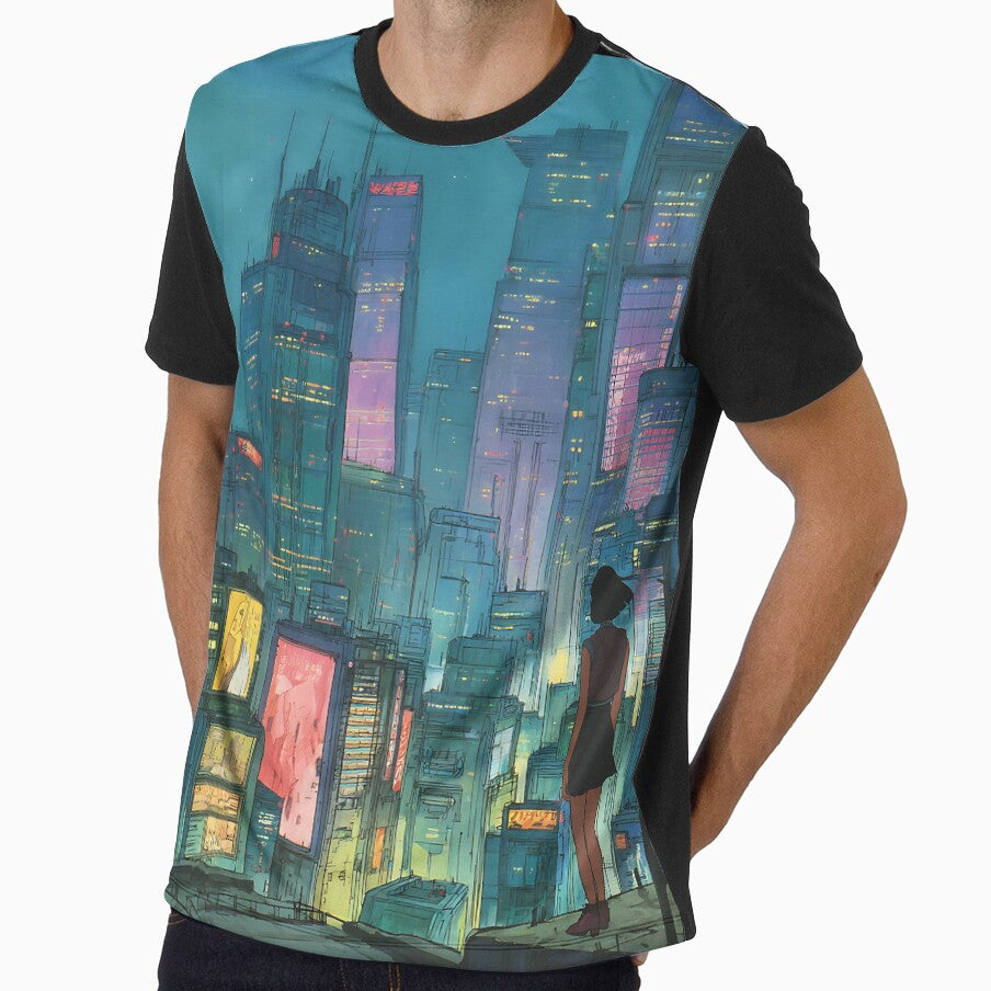 Dystopian Cyberpunk Anime City by bapupa