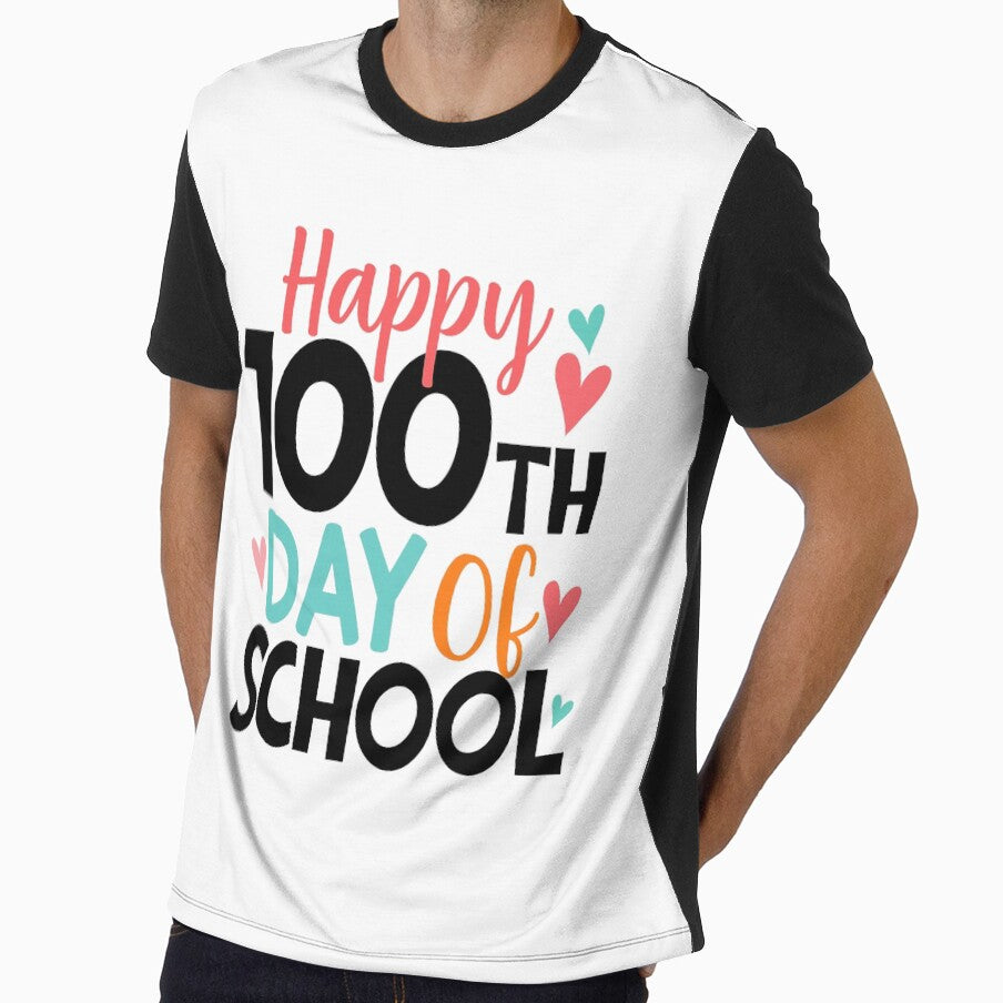 100th Day of School Teacher Kids Adult Boys Happy 100 Days by KevinorNorris