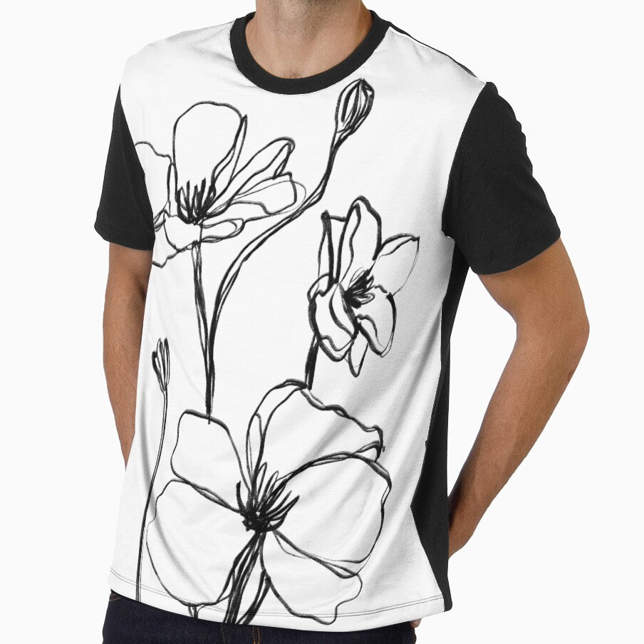 One line flower by trajeado14