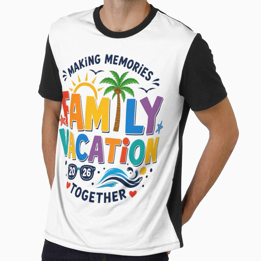 Making Memories Family Vacation Tropical Summer Trip Design by inkflair2
