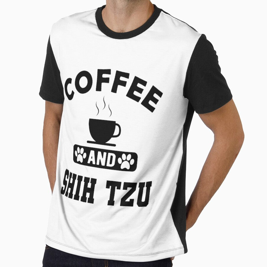 Coffee and Shih Tzu Dog Lover Design by GiaoCalonas