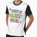 Best Family Ever - Childlike Crayon Lettering Art by LEFTERIS-DESIGN
