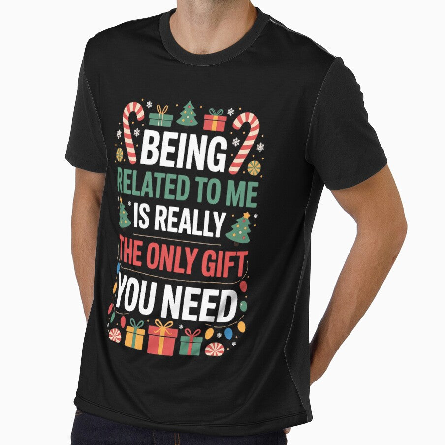Being Related To Me Funny Christmas Family Xmas Pajamas by papertaless