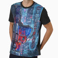 Cybertrans Futuristic Cyberpunk Neon Car Graphic by DKSH1234