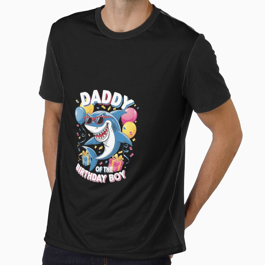 Daddy of the Birthday Boy Family Matching Party Shark 7 by SyntaxClaw