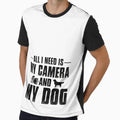 All I Need Is Coffee And My Dog, Dog Lover Gift by artcultreone