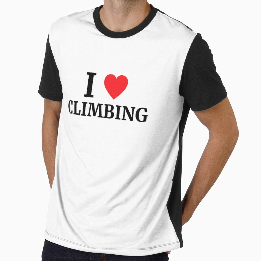 I Love Climbing Heart by Vanover Designs