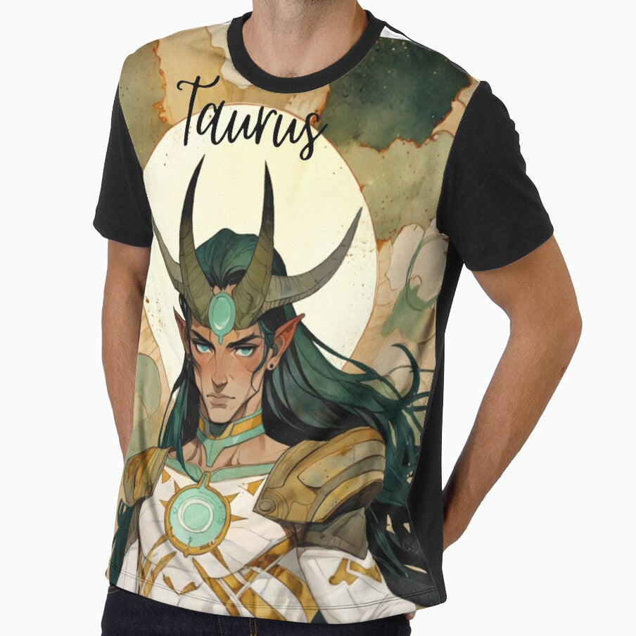 Taurus Zodiac Guardian | Celestial Bull Fantasy Artwork by KomoFrames