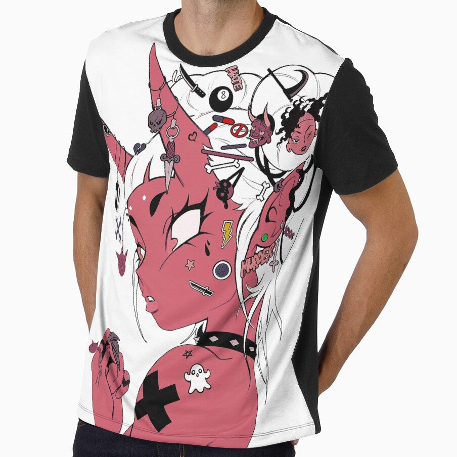 Vaporwave Evil Girl Streetwear Style by OWLvision33