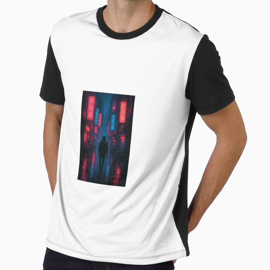 Neon Alley Wanderer by ZoviraDesigns