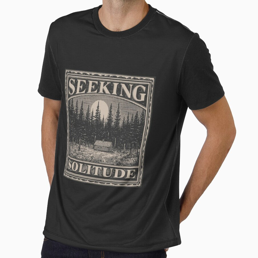 Seeking Solitude Cabin | Introvert Dark Academia Nature by VENOHA