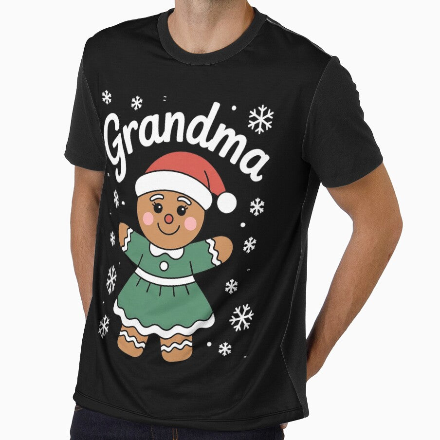 Grandma Gingerbread Shirt Women Family Matching Christmas by RayArmstrong