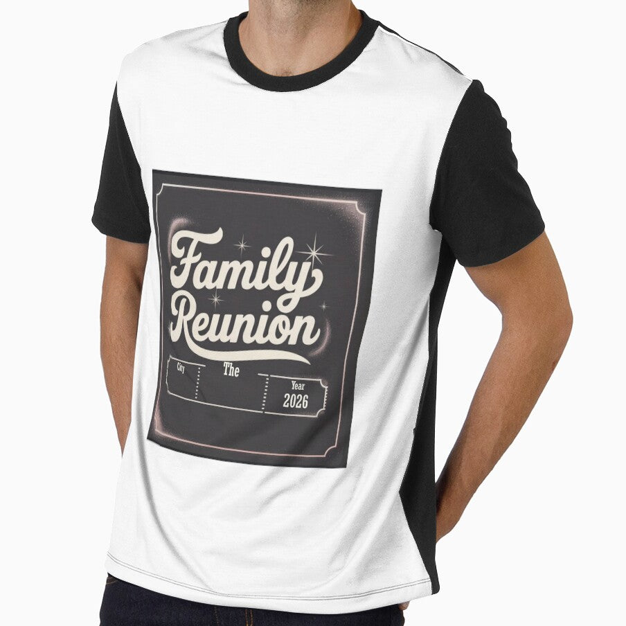 Family Reunion Vintage Ticket Style Customizable City Name Year Matching Family Event Shirt Retro Reunion Tee by ShaBooBooBeh