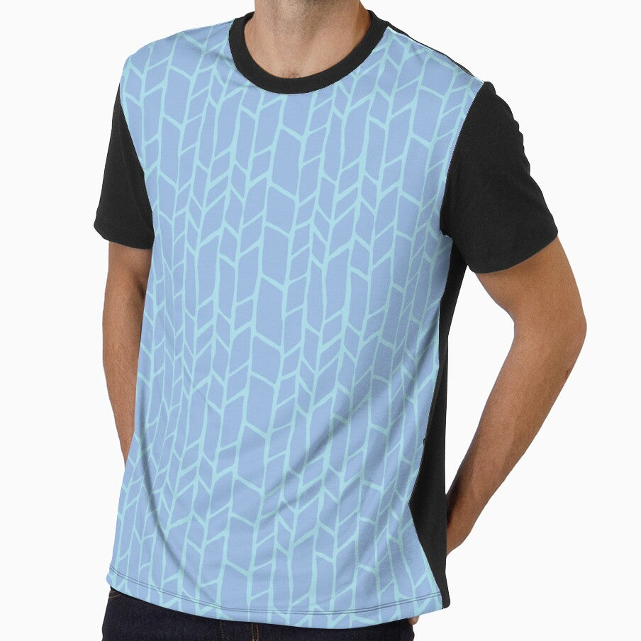 Branching Out Pattern Sky Blue by inkjevetta