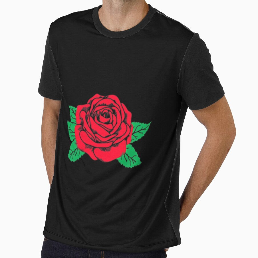 Red Rose Flower Aesthetic Clothes Soft Grunge Punk eGirl by flimsyarmament9