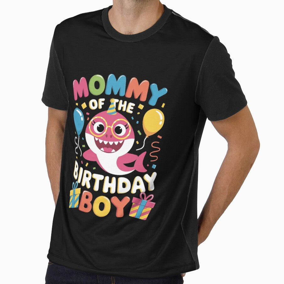 Mommy of the Birthday Boy Family Matching Party Shark by FadeOfThrone